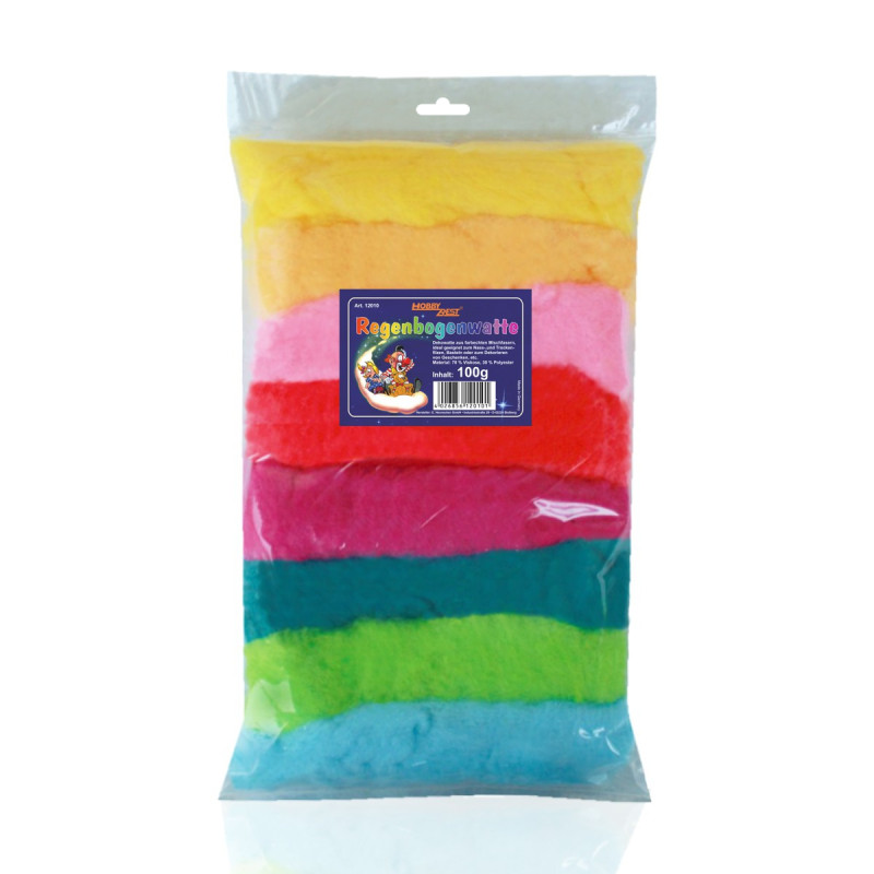 Preview: Regenbogenwatte 100g