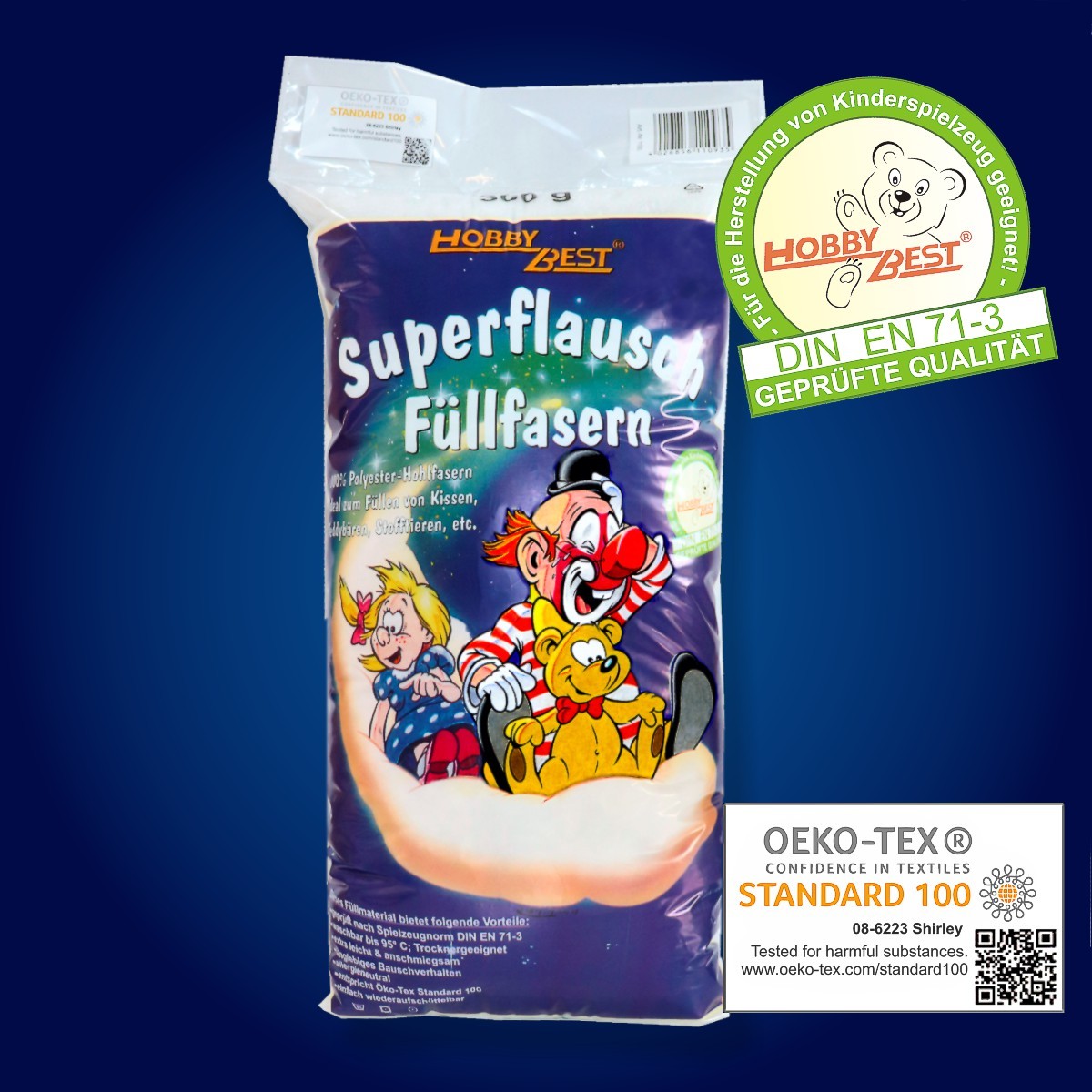 Superflausch-Füllfasern, 300g