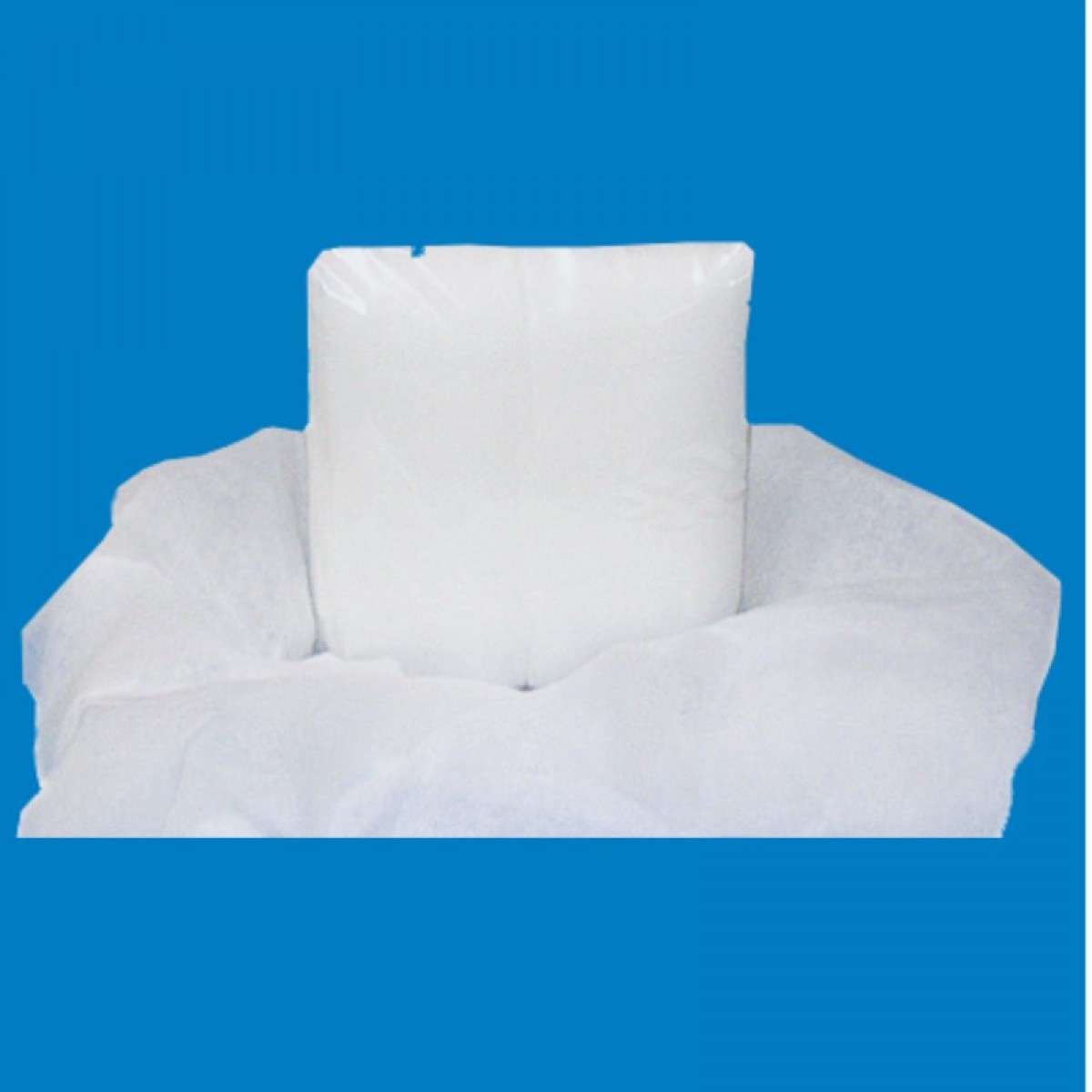 Polyestervlies -schwer entflammbar 1,25 x 1,25 m, 50 g/m²